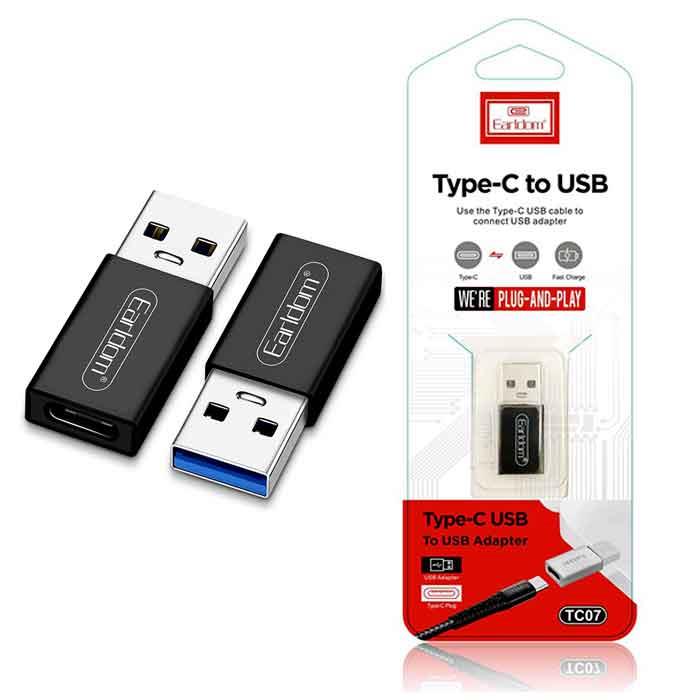 مبدل Type-C به USB OTG ارلدام مدل ET-TC07
